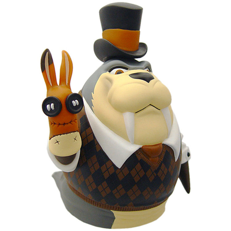 Upper Playground Walrus - Orange Argyle by Craola (Greg Simkins)