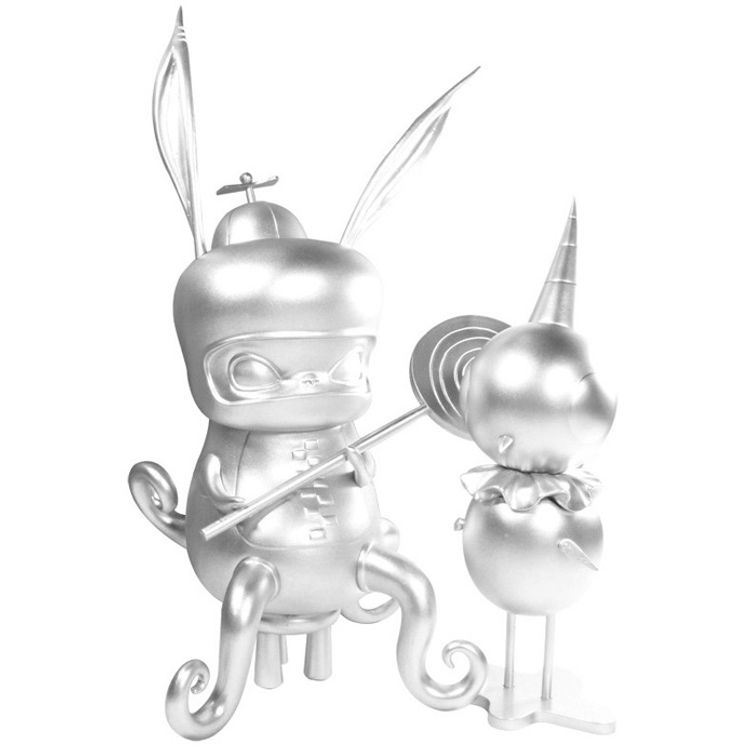 Benny and Red Bird - Platinum by Kathie Olivas