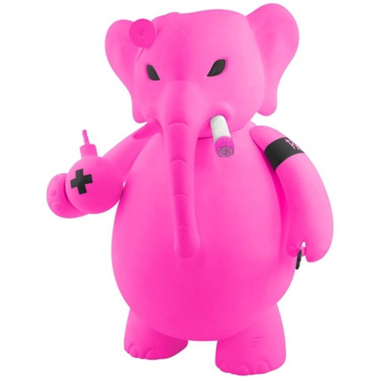 Dr. Bomb - Pink GID by Frank Kozik