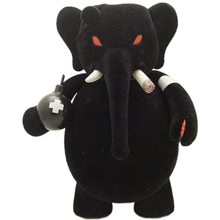 Dr. Bomb - Hairy Bomb Black by Frank Kozik