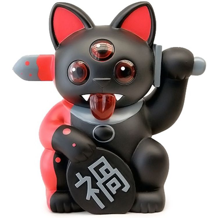 Misfortune Cat - Black by Ferg