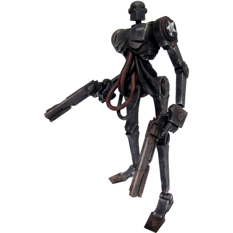 Badbot Manchester War by Ashley Wood