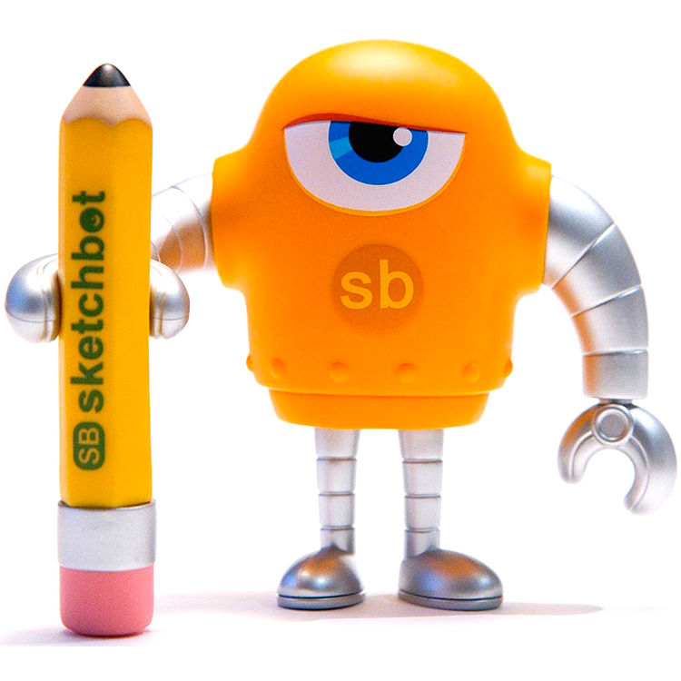 Sketchbot - Original (Pencil) by Steve Talkowski