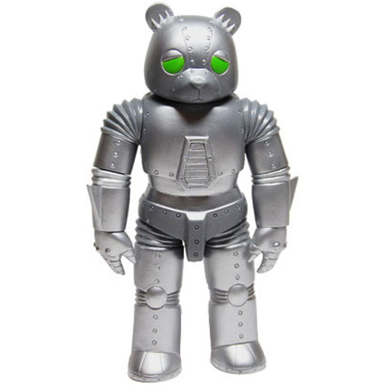 Mecha Sad Bear - Silver by Luke Chueh