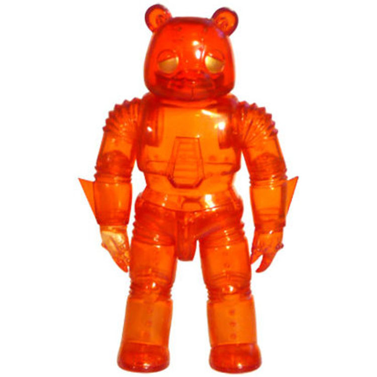 Mecha Sad Bear - Clear Orange by Luke Chueh