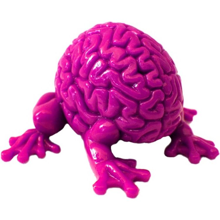 Jumping Brain - Magenta by Emilio Garcia