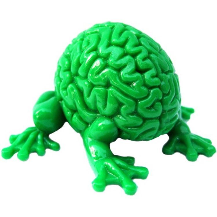 Jumping Brain - Green by Emilio Garcia