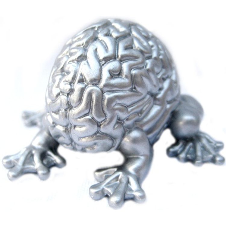 Jumping Brain - Silver by Emilio Garcia