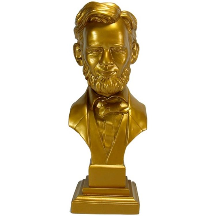 Abraham Obama - Gold by Ron English