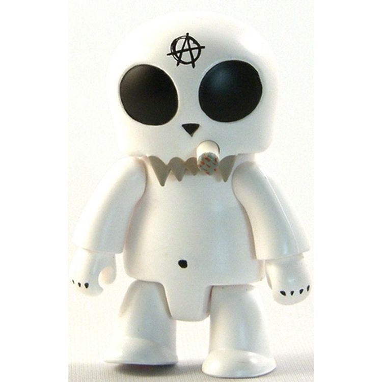Anarchy ToyerQ - White by Frank Kozik