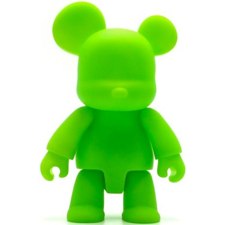 Bear Qee 8" - GID Green/DIY by Toy2r