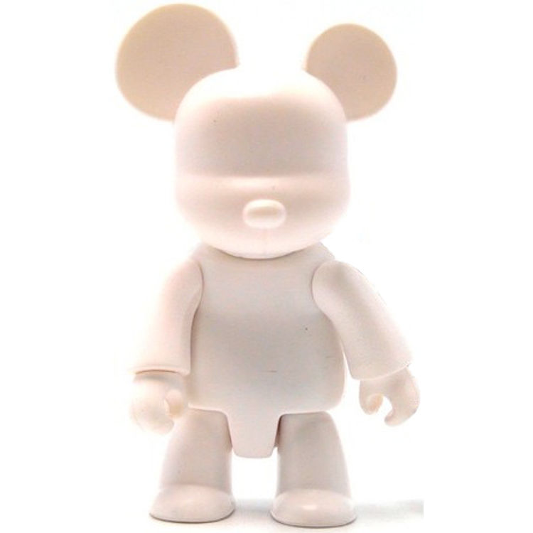 Bear Qee 2.5" - White/DIY by Toy2r