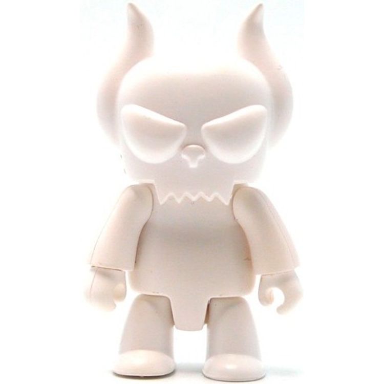 Toyer Kaiju Qee 2.5" - White/DIY by Toy2r