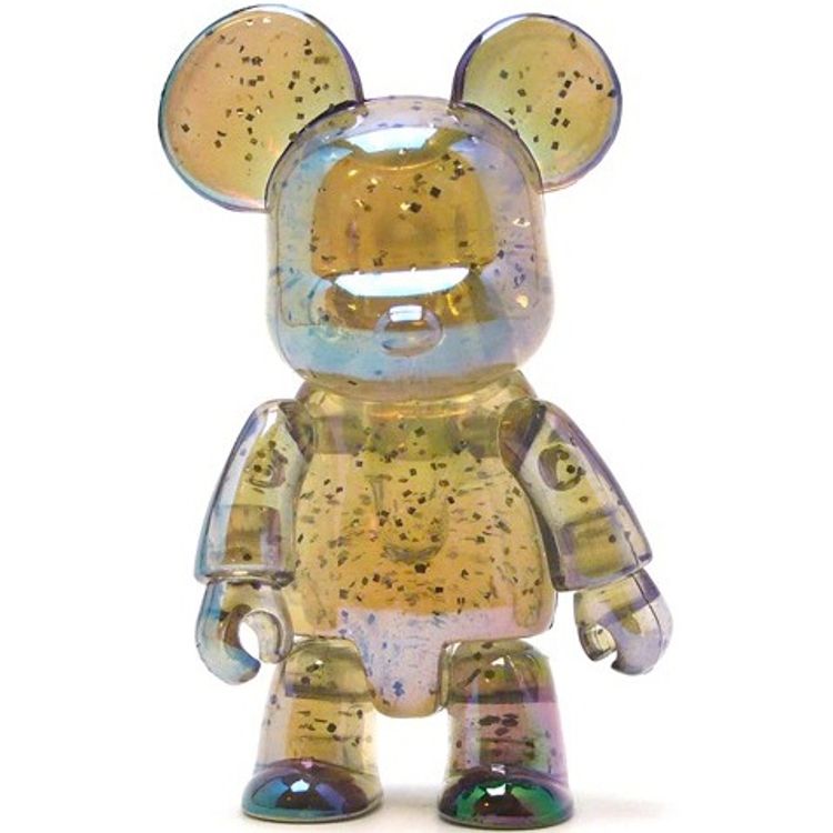Metallic Bear Qee - Clear Glitter by Toy2r