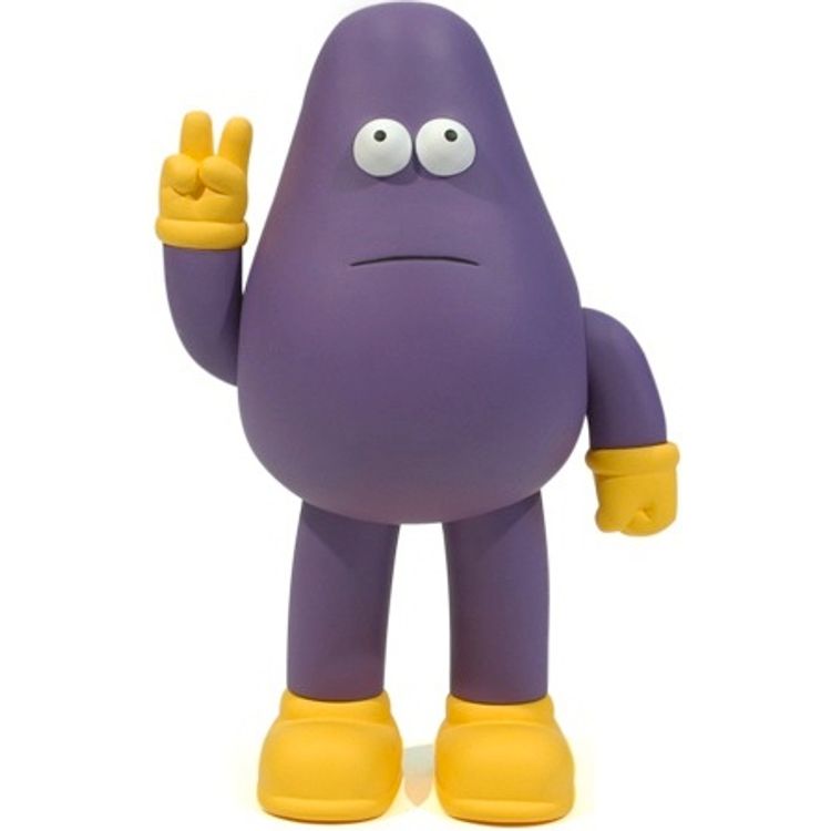 Yod - Purple by James Jarvis