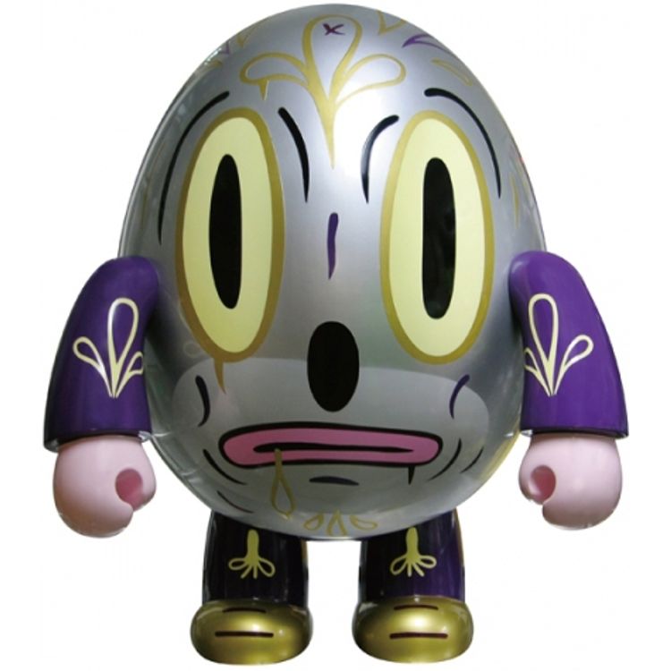 Hump Qee Dump Qee Egg 32" by Gary Baseman