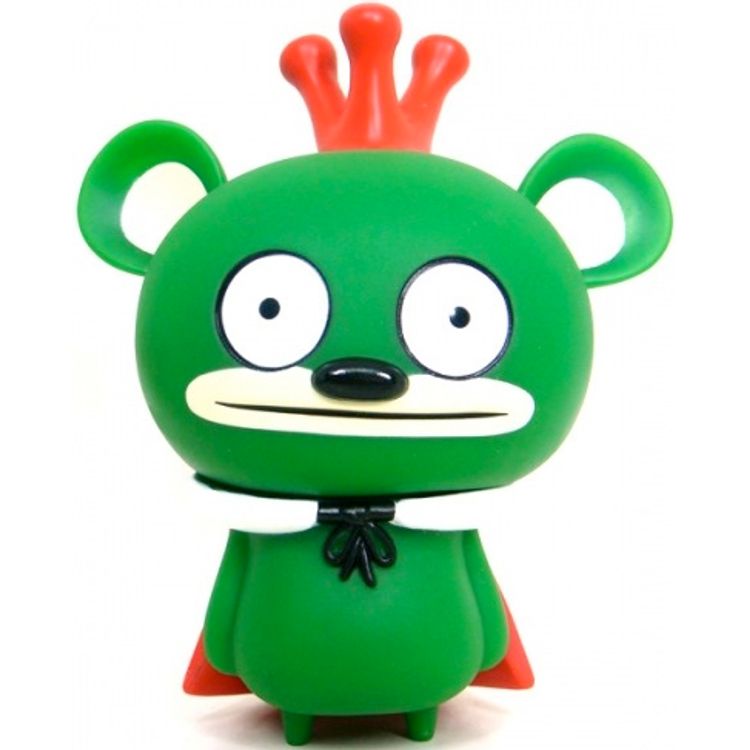 Bossy Bear - Milk & Cookies Green by David Horvath