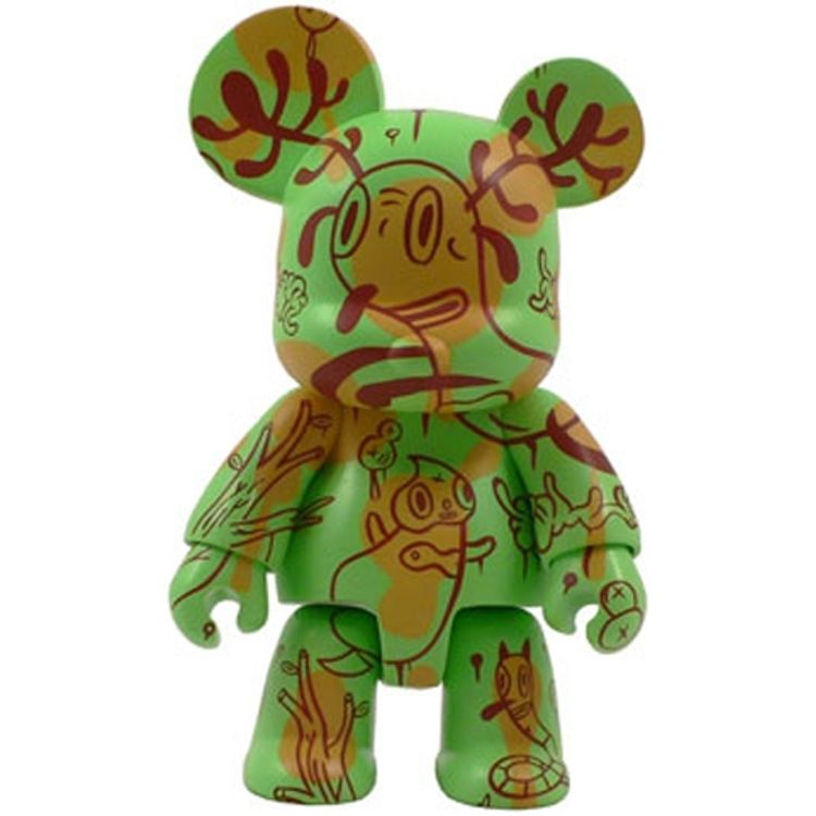 Buckingham Forest Bear Qee 8" - Orange by Gary Baseman