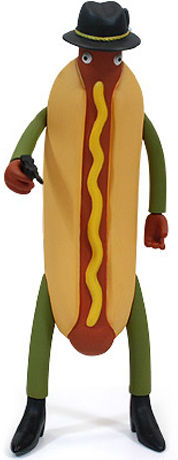 Helmut the Hot Dog Man created by James Jarvis