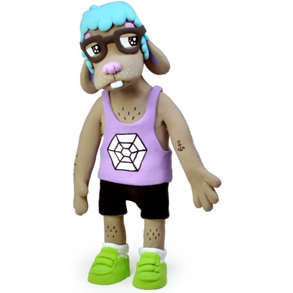 Pepper - Aqua Hair Hexagon