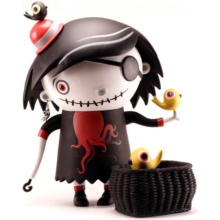 Scarygirl - Octocity (red edition) by Nathan Jurevicius