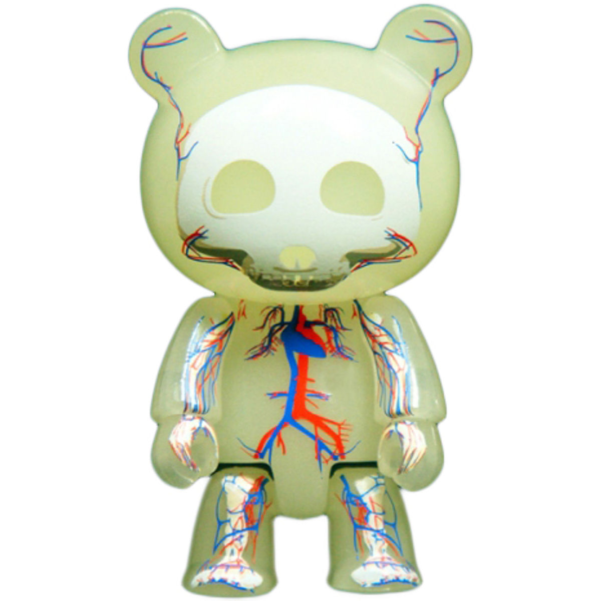 Skelanimals Qee 2.5" - GID