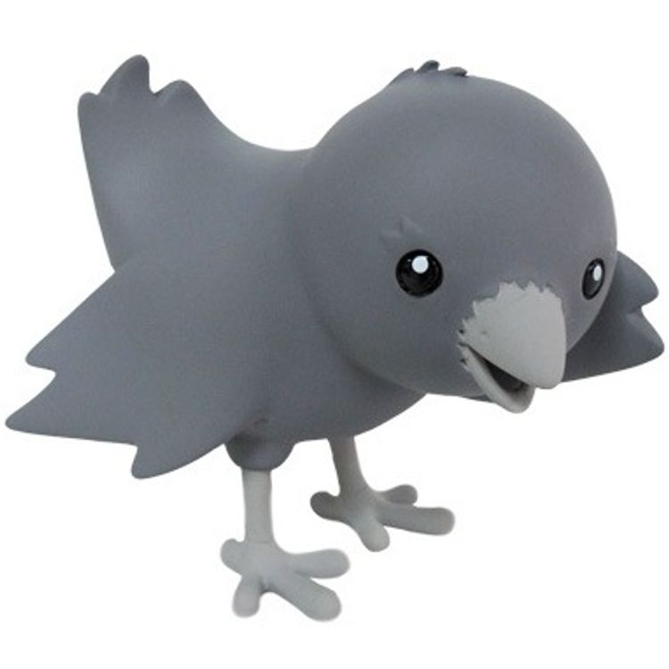 Ollie The Twitterrific Bird - Mono by David Lanham