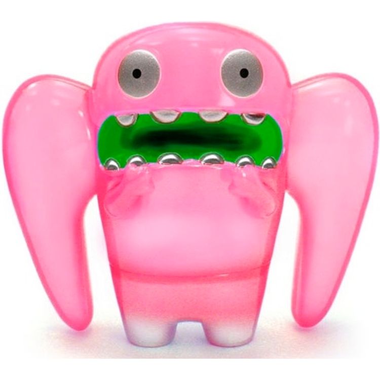 Mothman - Clear Pink With Glow by David Horvath