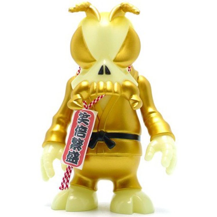 Gold GID Skull Bee by Secret Base
