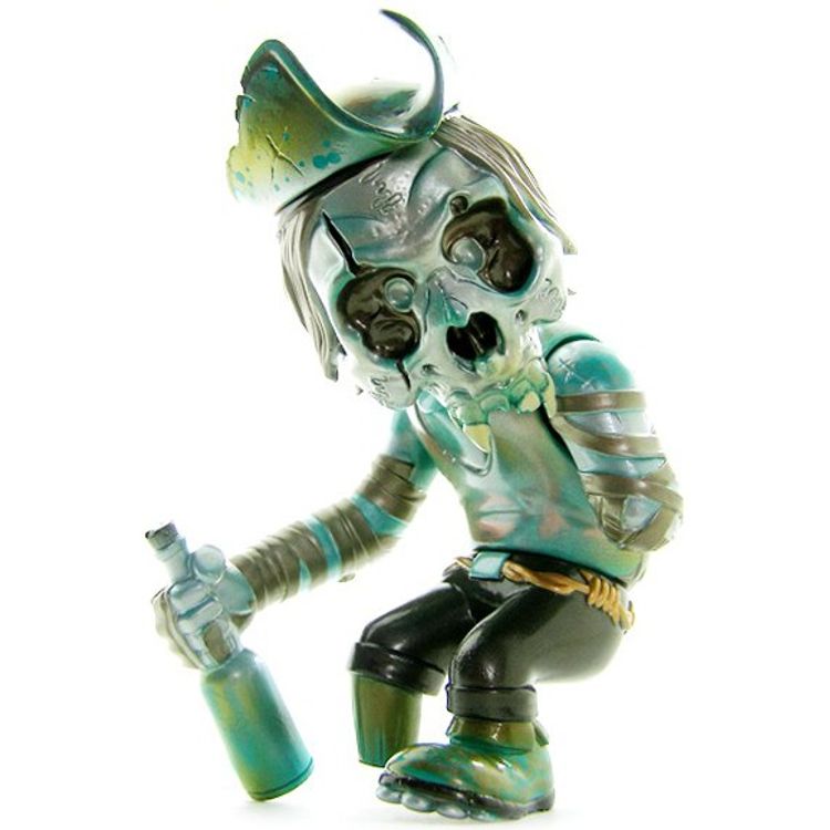 Skull Captain - BEGAD LASS MIGHTEE TURRQK FROM SEA 'ELL FHP by Pushead (Brian Schroeder)