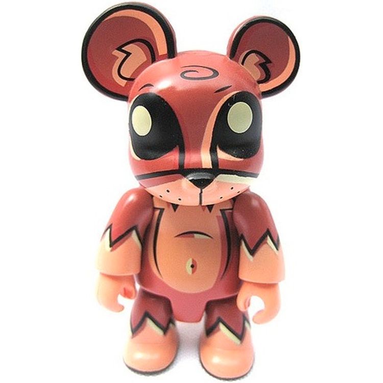 Bear Qee - Red 2.5" by Joe Ledbetter