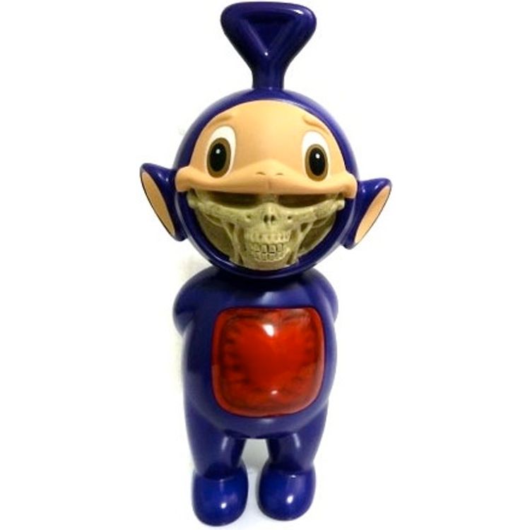 Telegrinnies - Tinky Winky by Ron English