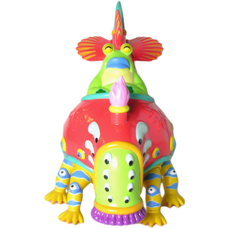 Mr. Bumper - Red by Jim Woodring