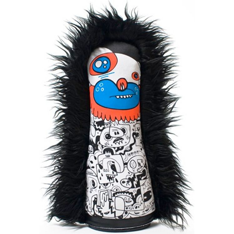 The Clown King Fluffer by Jon Burgerman