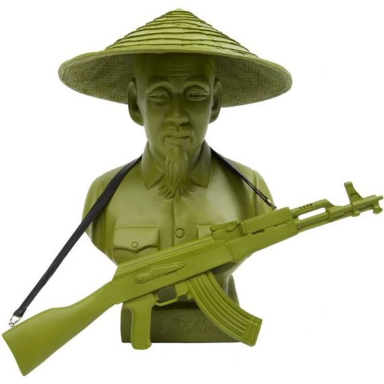 Ho Chi Minh Bust - Green by Frank Kozik