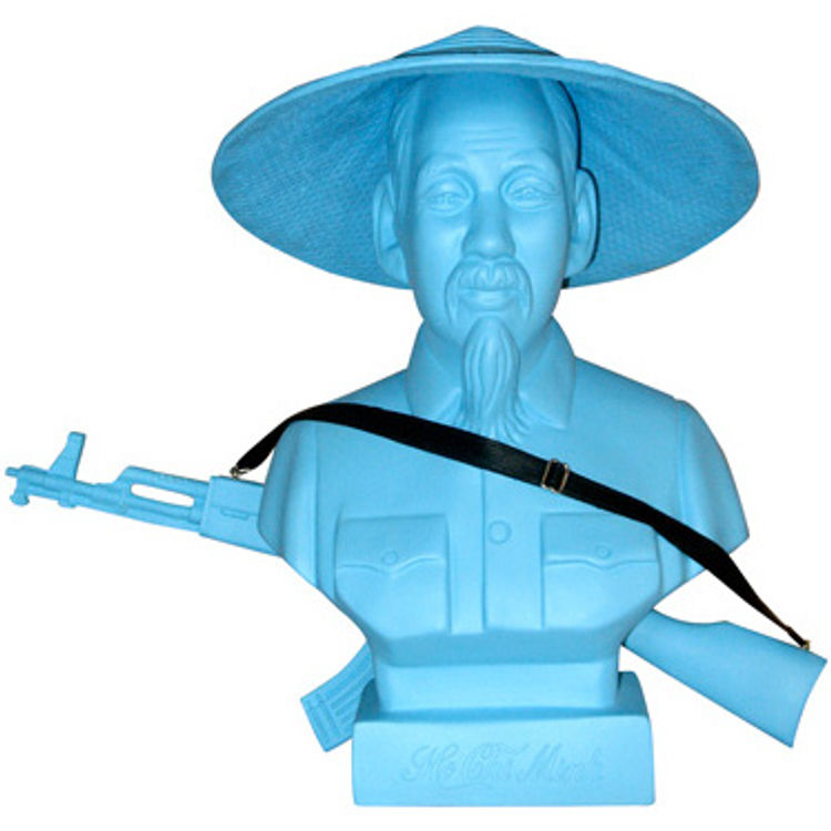 Ho Chi Minh Bust - Blue by Frank Kozik