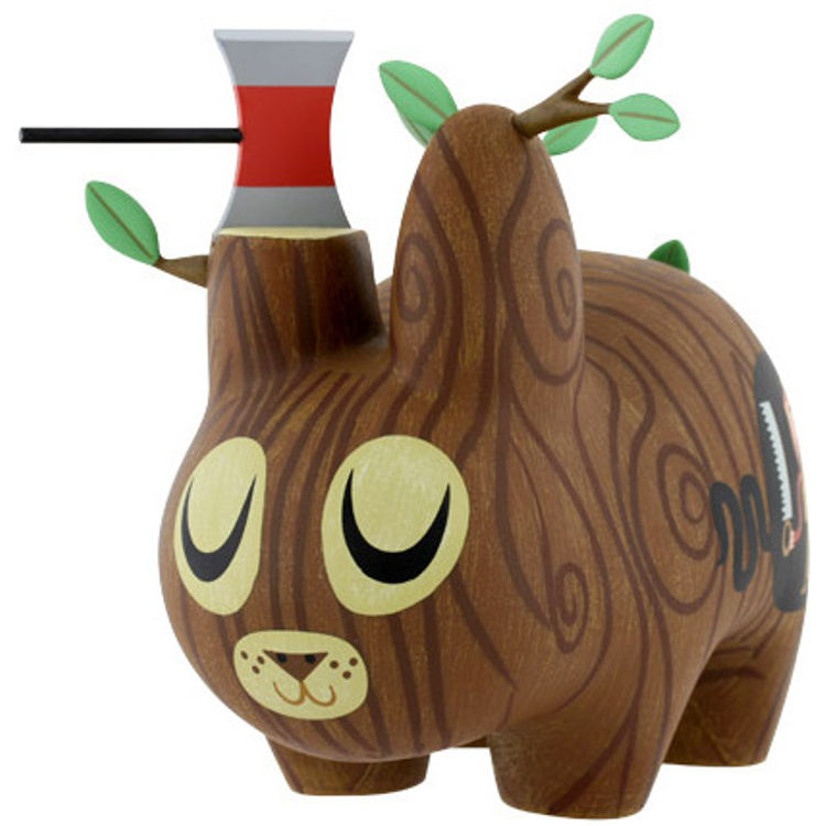Wood Labbit by Frank Kozik