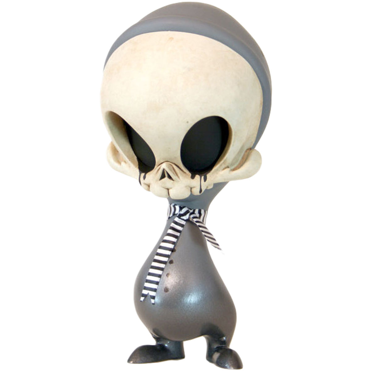 Gray Skelve - Stripped Scarf