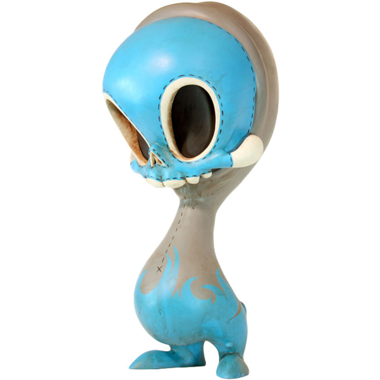 Mega Skelve - Blue Luchador by Brandt Peters
