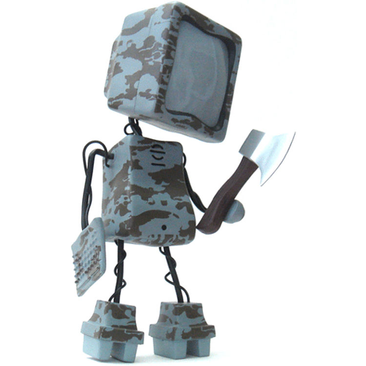 Gray Camo Mainframe by Dean Bradley