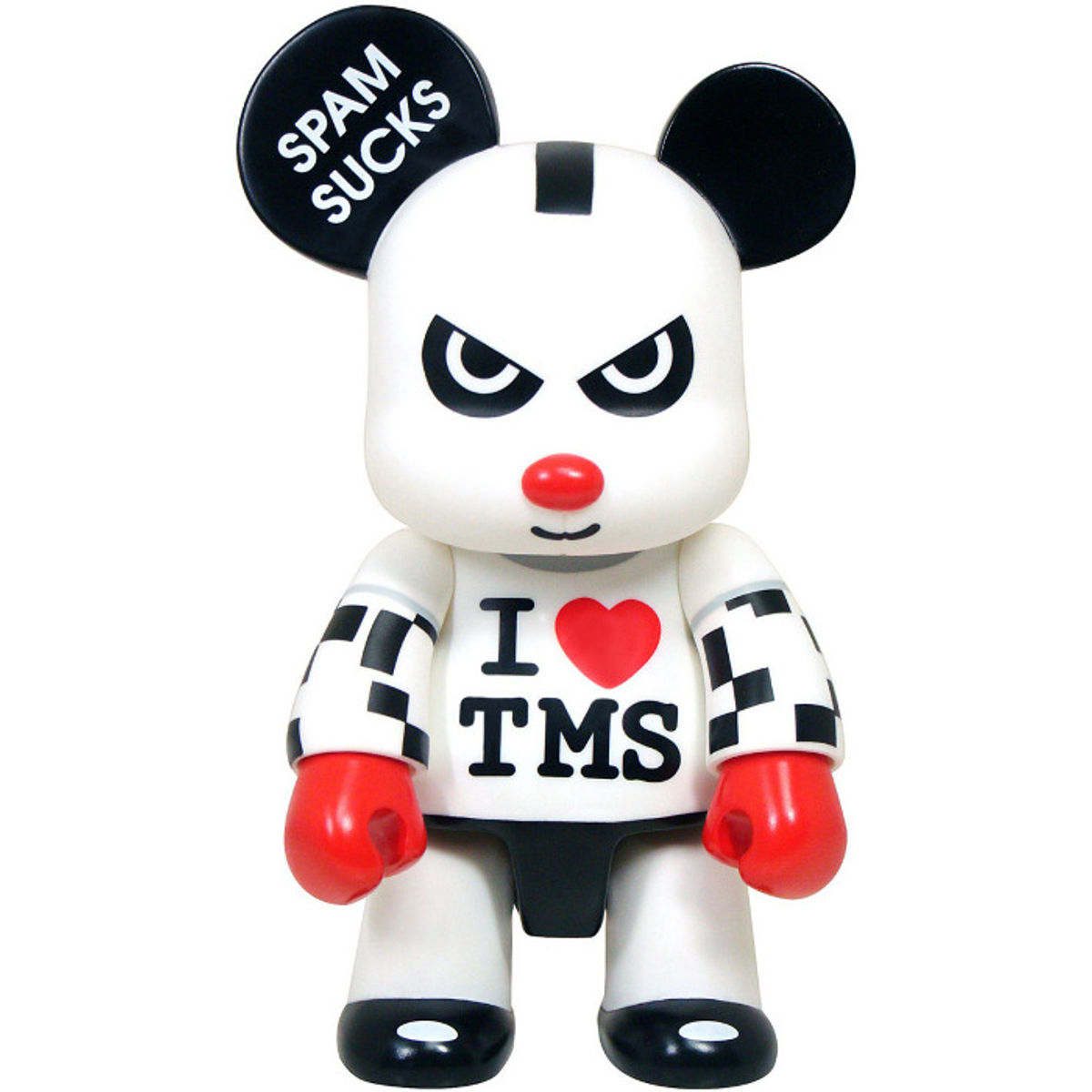 I Heart TMS Bear Qee 8"