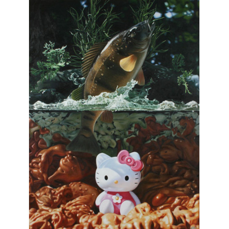 Cat fish by Ron English