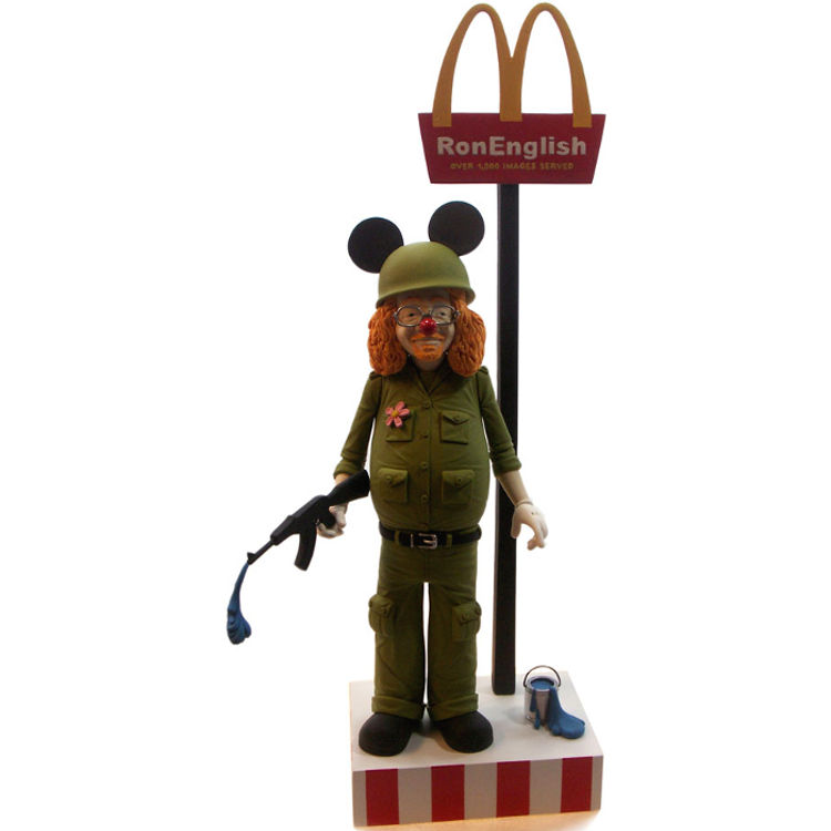 Ron English - 3 by Mike Leavitt