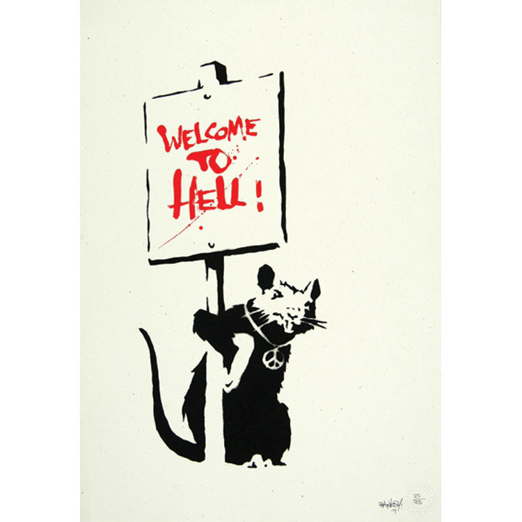 Welcome To Hell by Banksy