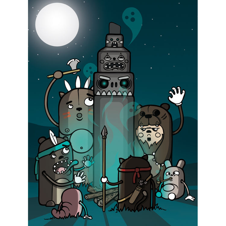 Posca Totem by FAKIR