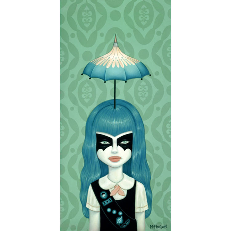 Somewhere Under the Rainbow, Turquoise by Tara McPherson