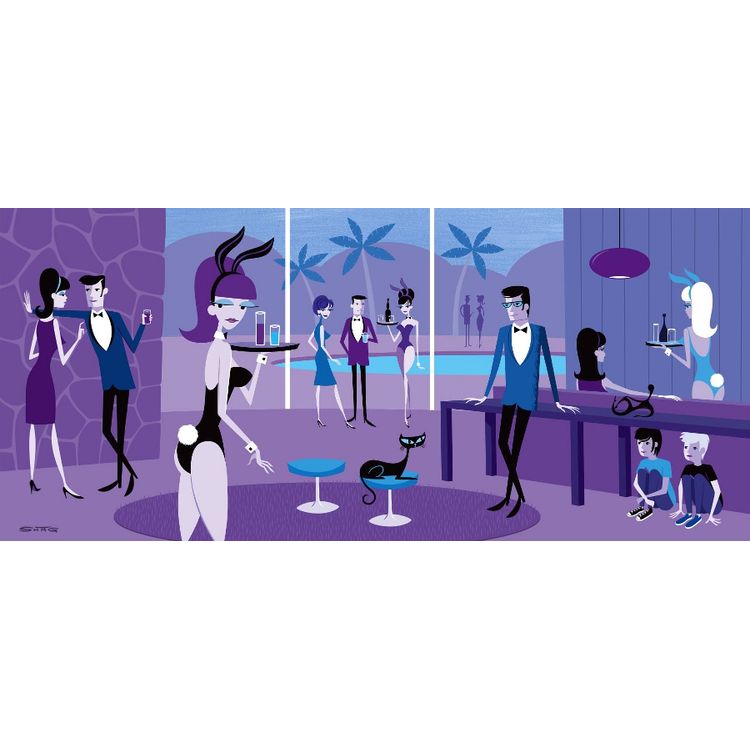 Two Hours Past Bedtime by Shag (Josh Agle)