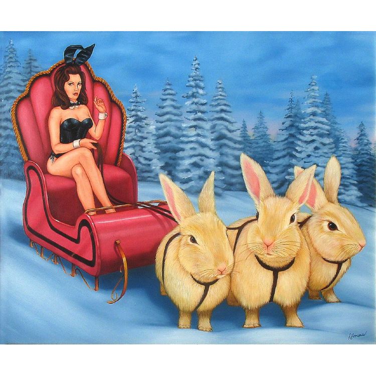 The Snow Bunny by Isabel Samaras