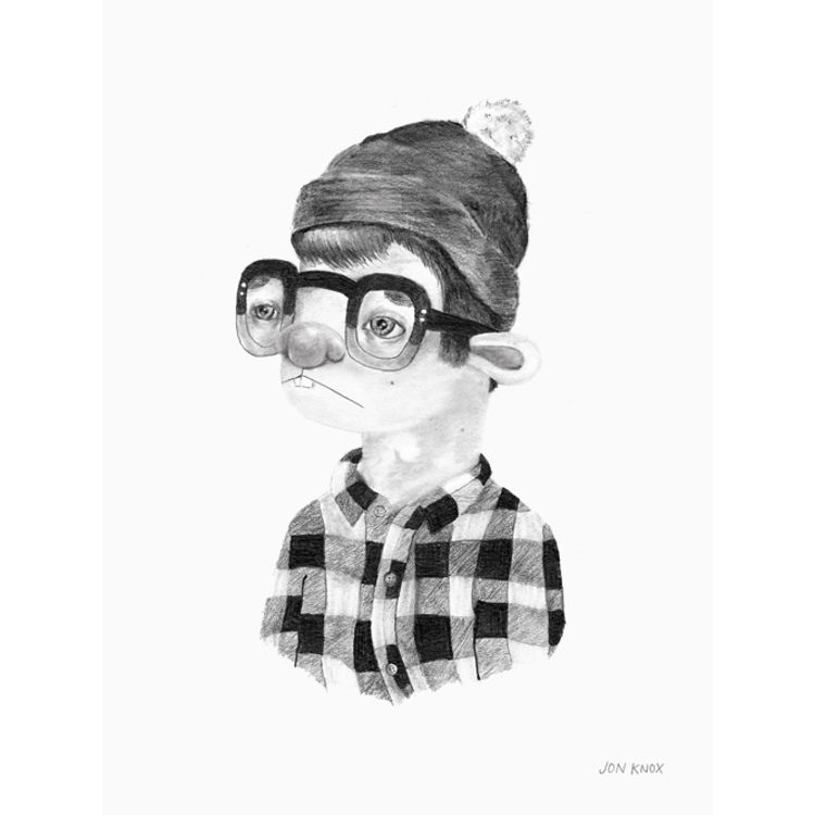Boy in GinghamShirt by Jon Knox (Hello Brute)