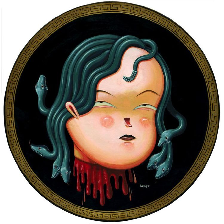 Chubby Medusa by Travis Lampe